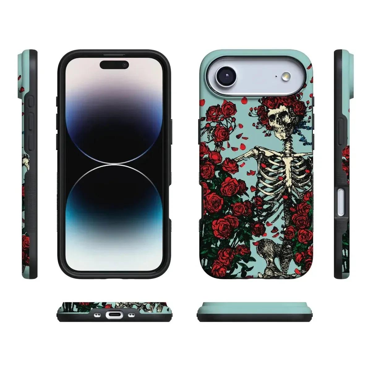 Forever Grateful | Grateful Dead Skeleton Floral Case - Image 123