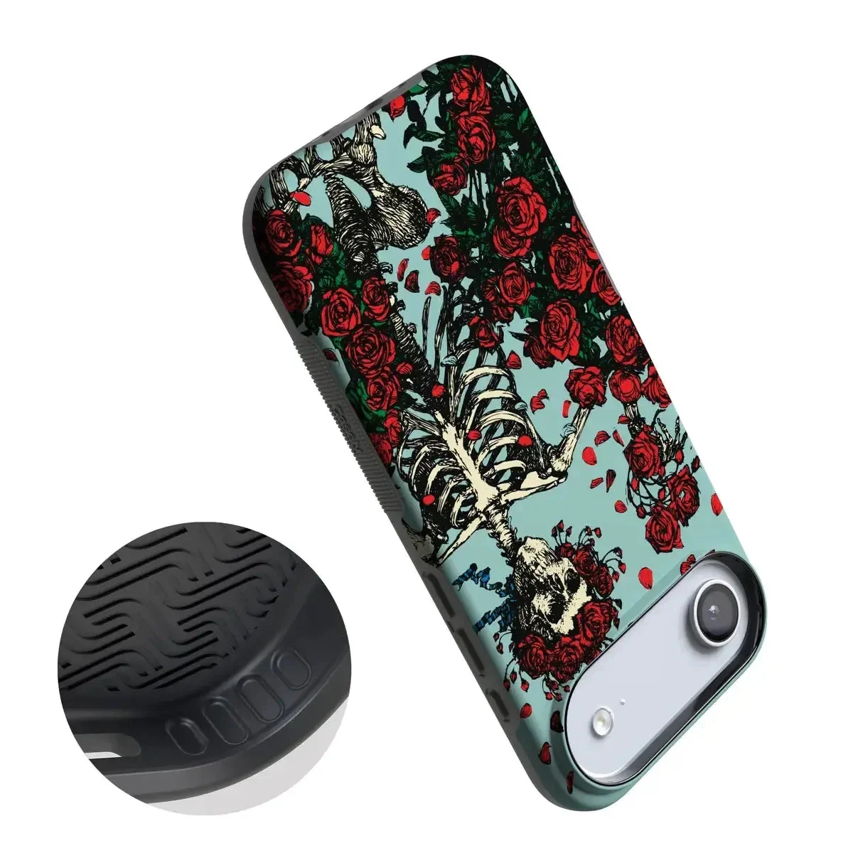 Forever Grateful | Grateful Dead Skeleton Floral Case - Image 127