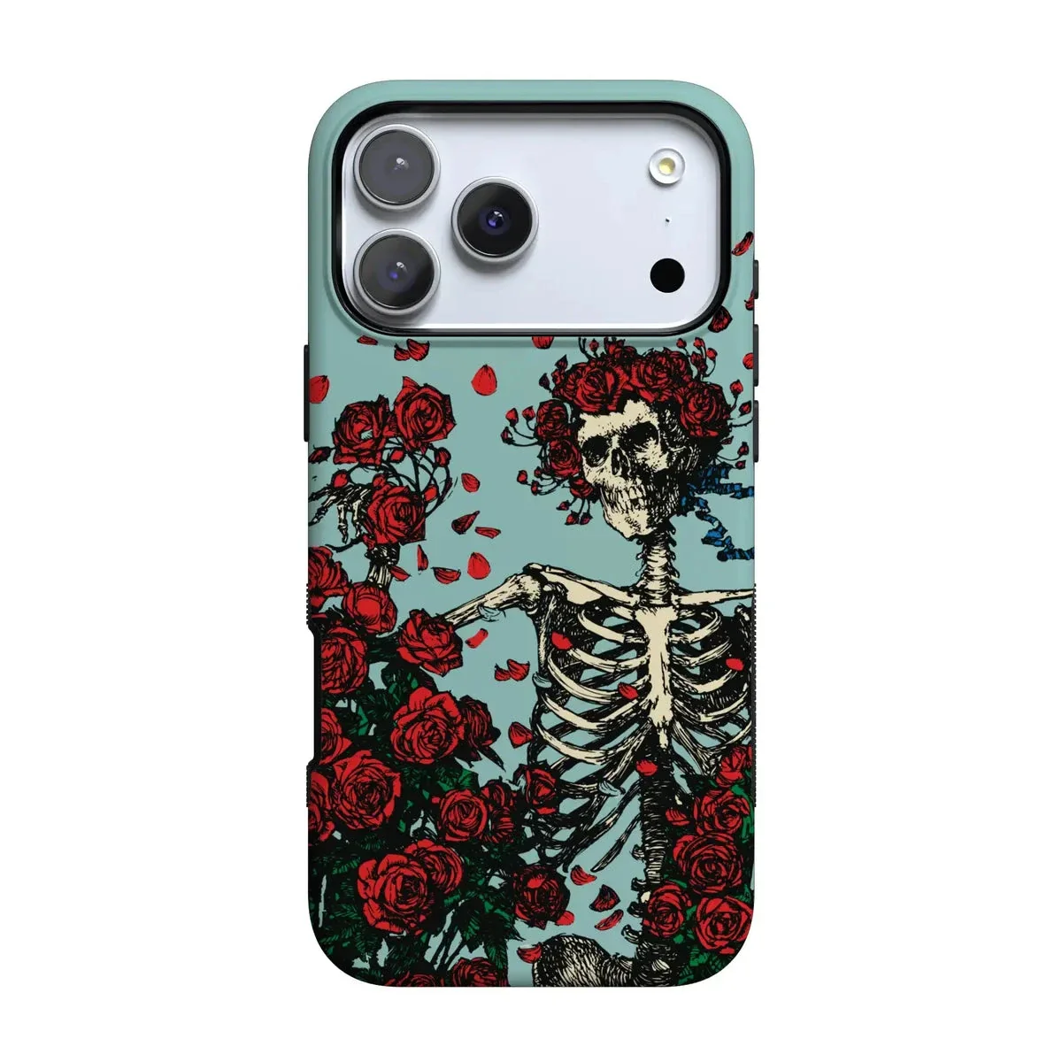 Forever Grateful | Grateful Dead Skeleton Floral Case - Image 130