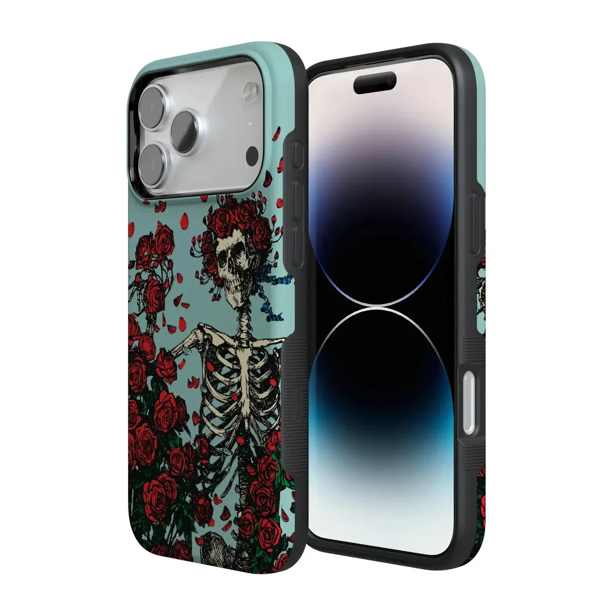 Forever Grateful | Grateful Dead Skeleton Floral Case - Image 131
