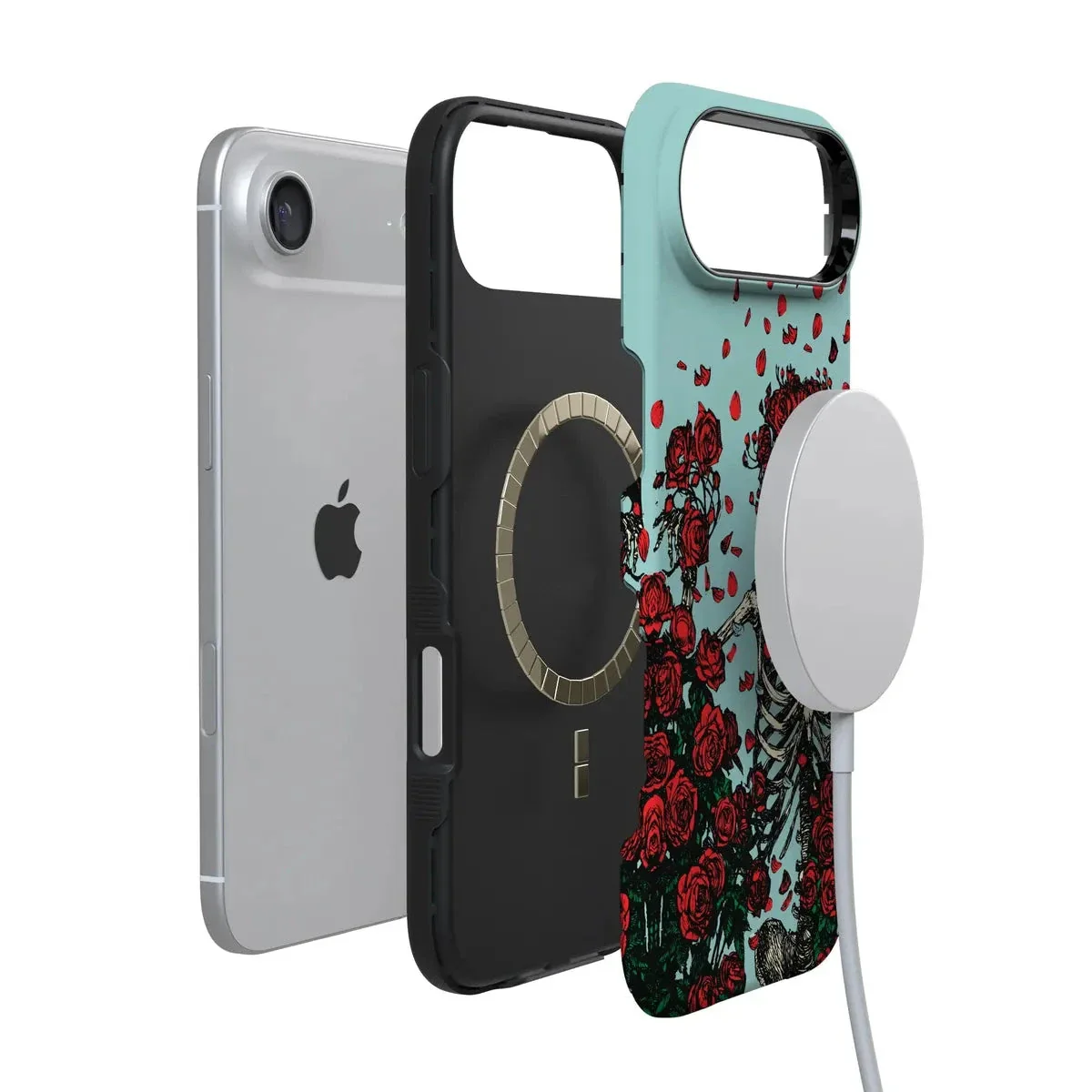 Forever Grateful | Grateful Dead Skeleton Floral Case - Image 143