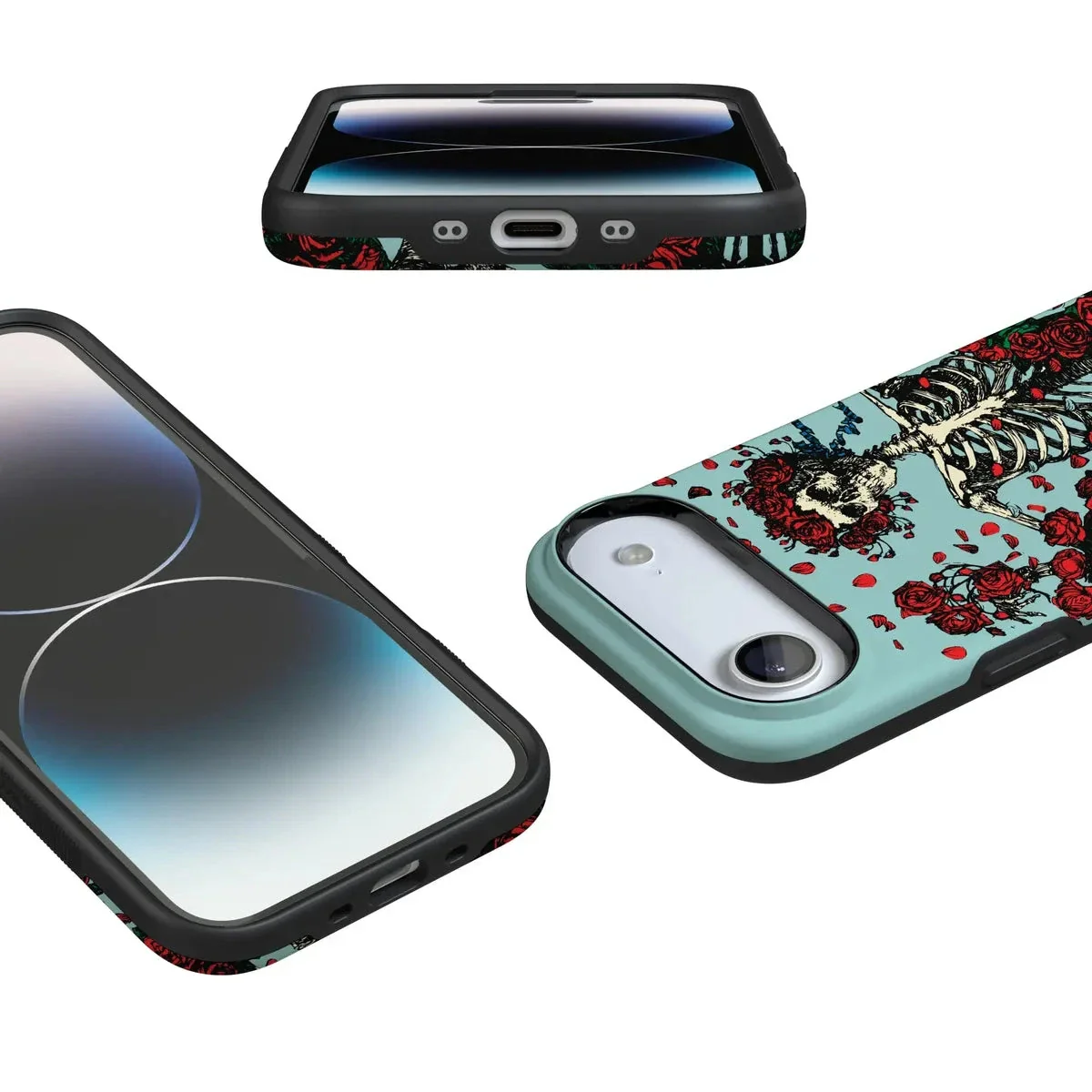 Forever Grateful | Grateful Dead Skeleton Floral Case - Image 149