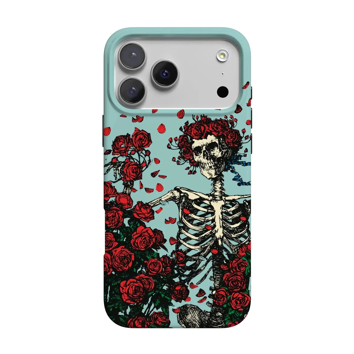 Forever Grateful | Grateful Dead Skeleton Floral Case - Image 150