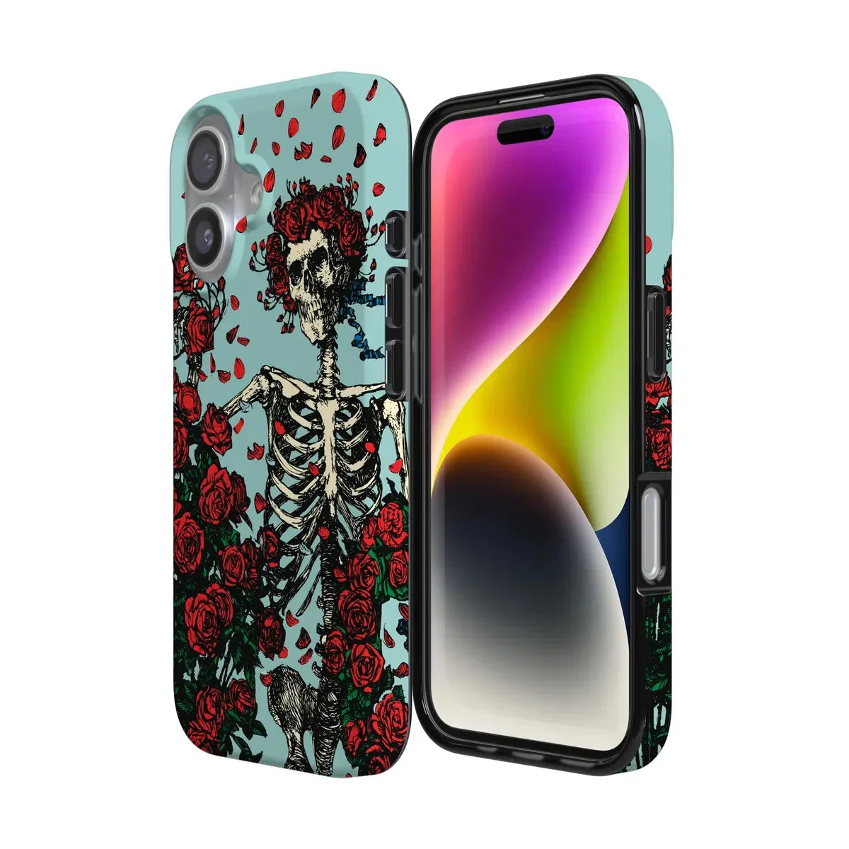 Forever Grateful | Grateful Dead Skeleton Floral Case - Image 158