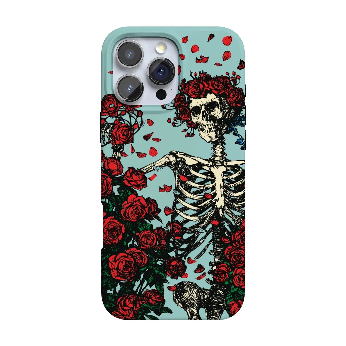 Forever Grateful | Grateful Dead Skeleton Floral Case - Image 159