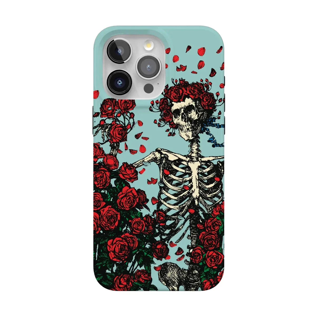 Forever Grateful | Grateful Dead Skeleton Floral Case - Image 164