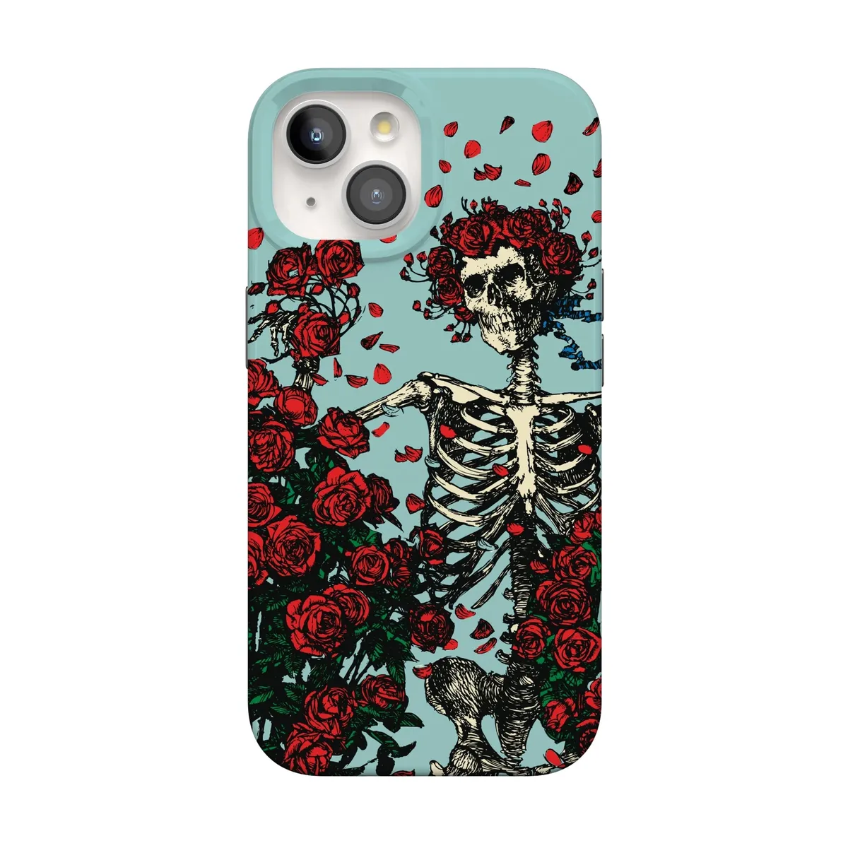 Forever Grateful | Grateful Dead Skeleton Floral Case - Image 169