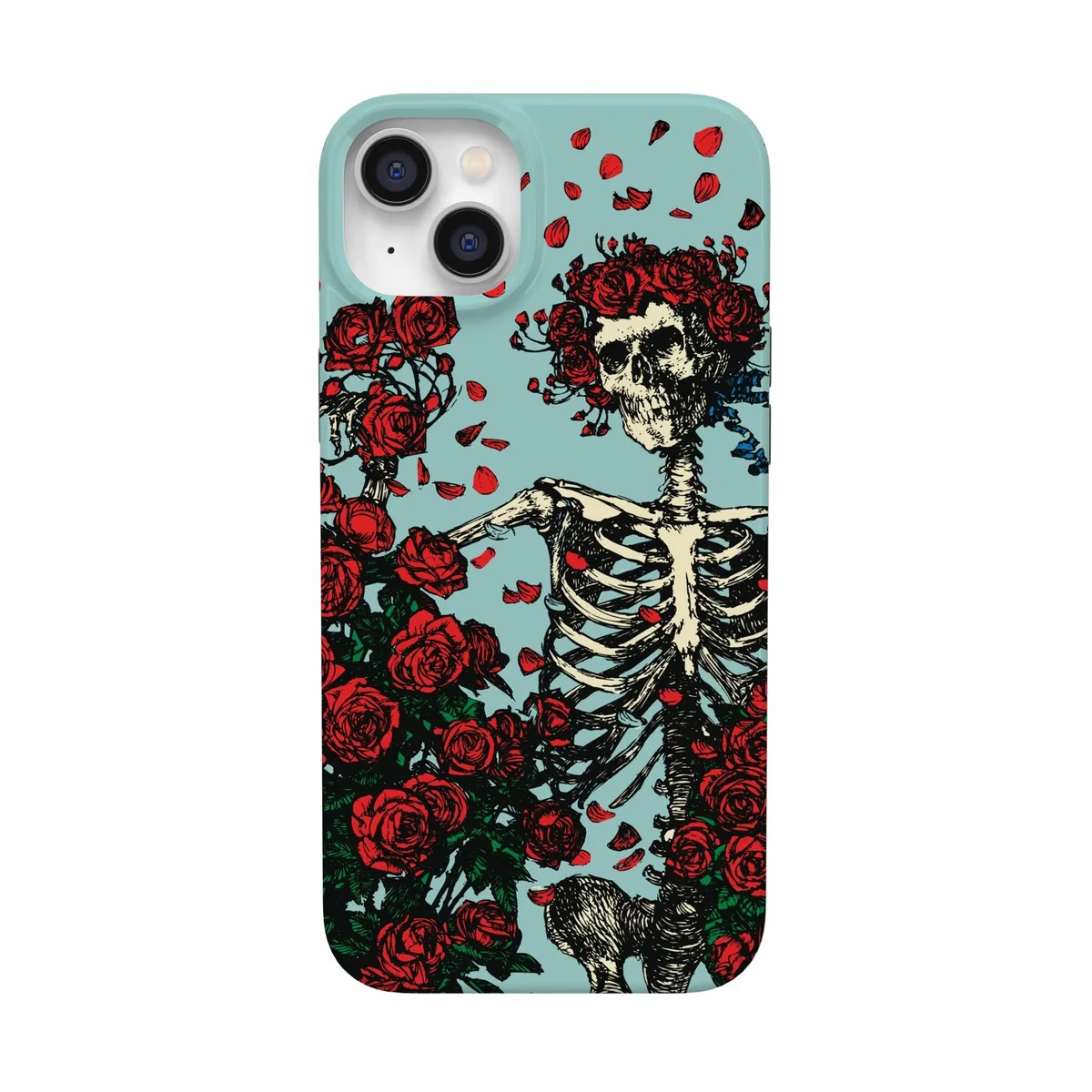 Forever Grateful | Grateful Dead Skeleton Floral Case - Image 172