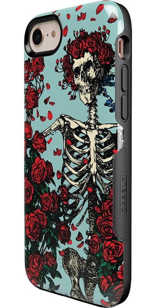 Forever Grateful | Grateful Dead Skeleton Floral Case - Image 49