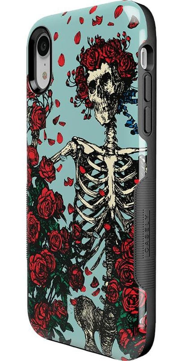 Forever Grateful | Grateful Dead Skeleton Floral Case - Image 55