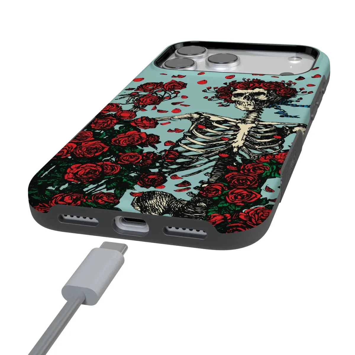 Forever Grateful | Grateful Dead Skeleton Floral Case - Image 7