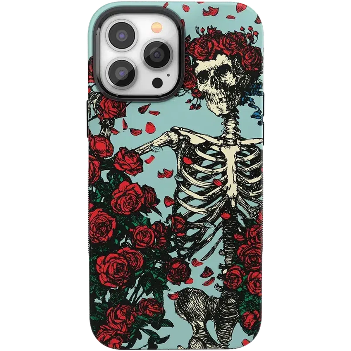 Forever Grateful | Grateful Dead Skeleton Floral Case - Image 72