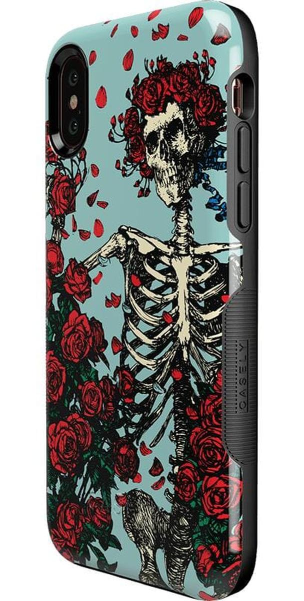 Forever Grateful | Grateful Dead Skeleton Floral Case - Image 76