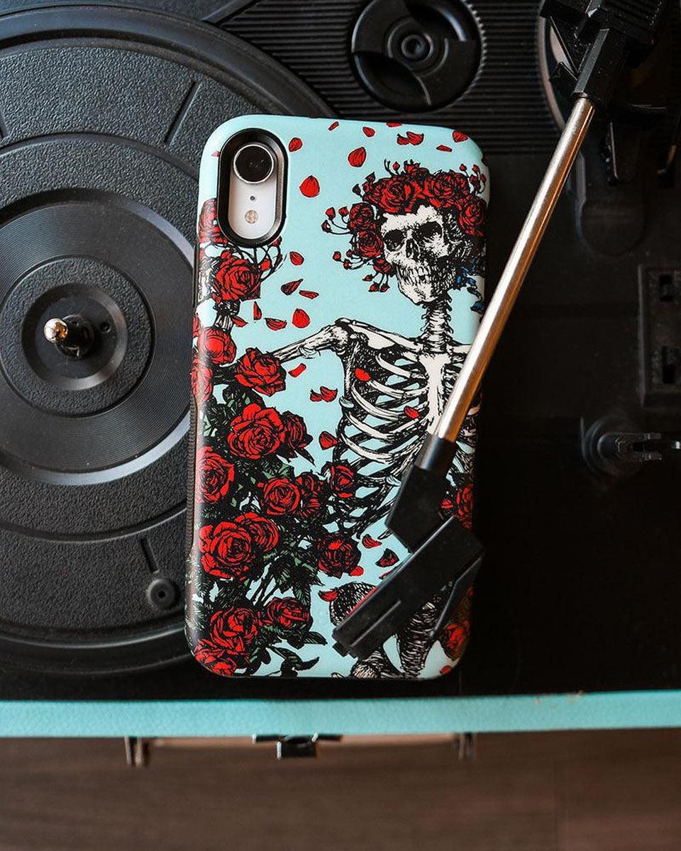 Forever Grateful | Grateful Dead Skeleton Floral Case - Image 78