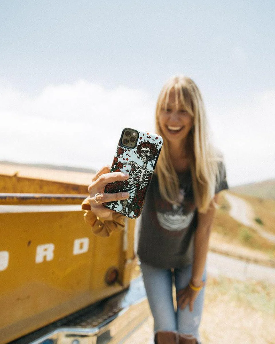 Forever Grateful | Grateful Dead Skeleton Floral Case - Image 79