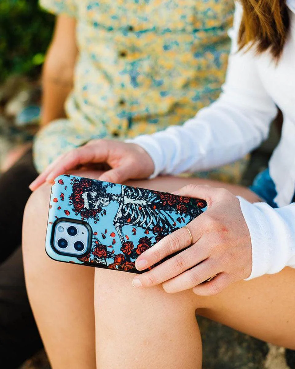 Forever Grateful | Grateful Dead Skeleton Floral Case - Image 81