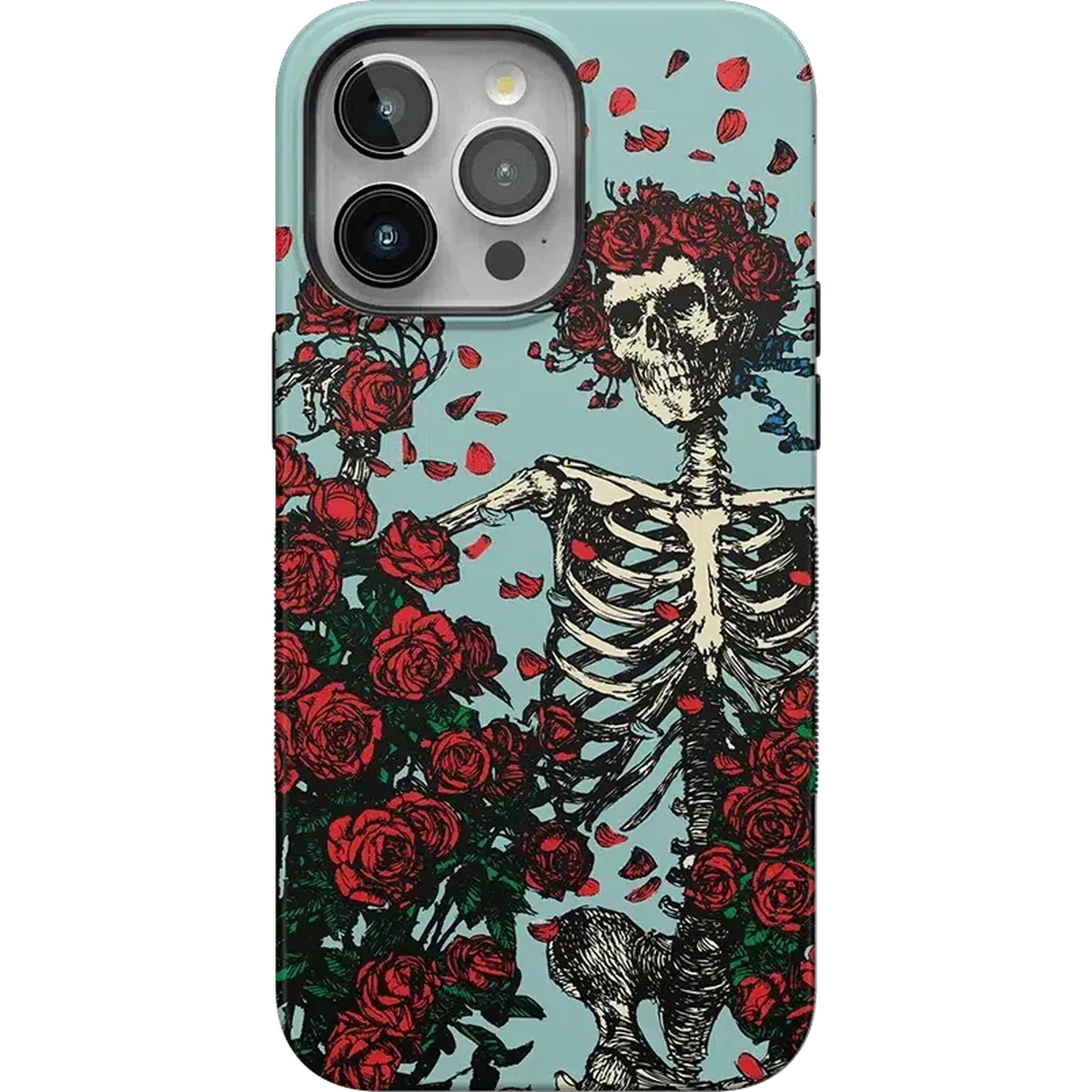 Forever Grateful | Grateful Dead Skeleton Floral Case - Image 82