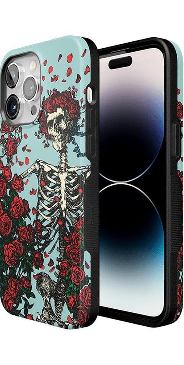 Forever Grateful | Grateful Dead Skeleton Floral Case - Image 83