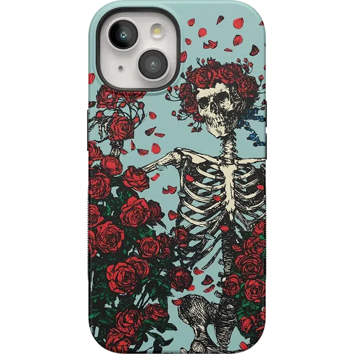 Forever Grateful | Grateful Dead Skeleton Floral Case - Image 91