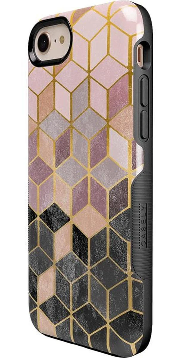 Stepping Up | Geo Rose Gold Marble Case - Image 32