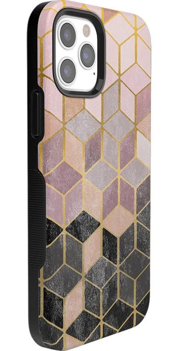 Stepping Up | Geo Rose Gold Marble Case - Image 50
