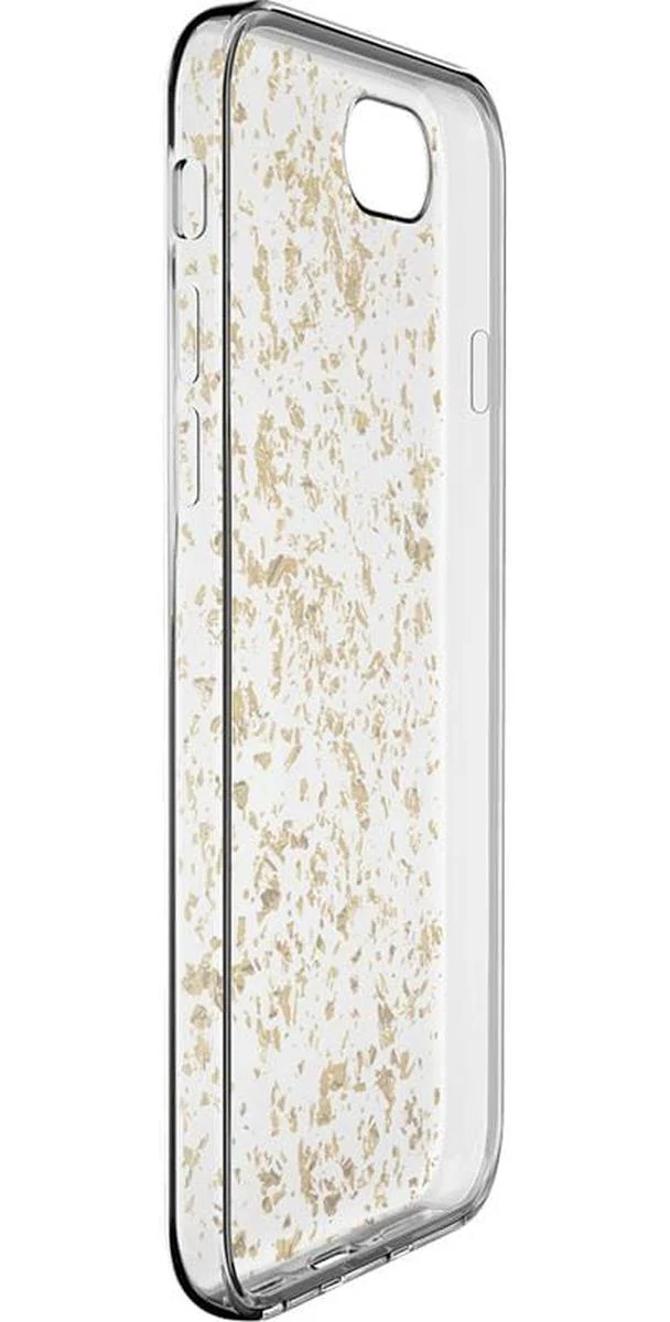 Morning Sparkle | Rose and Gold Flaked Clear Case - Image 19