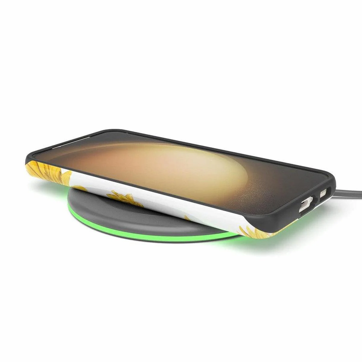 Golden Garden | Yellow Sunflower Floral Samsung Case - Image 17