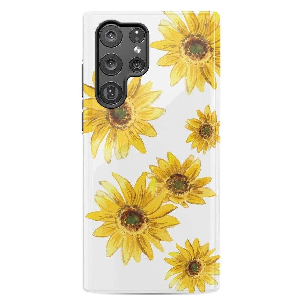 Golden Garden | Yellow Sunflower Floral Samsung Case - Image 18
