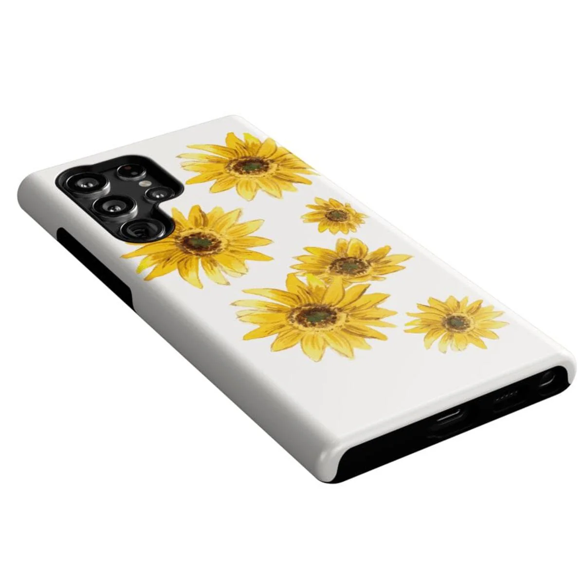Golden Garden | Yellow Sunflower Floral Samsung Case - Image 19