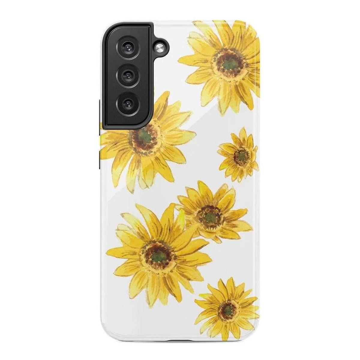 Golden Garden | Yellow Sunflower Floral Samsung Case - Image 21