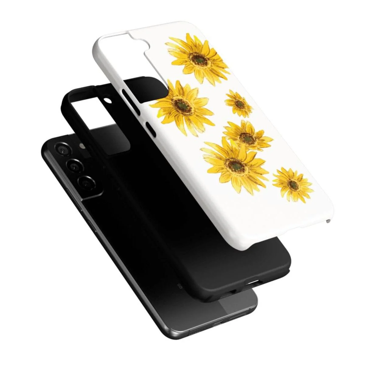 Golden Garden | Yellow Sunflower Floral Samsung Case - Image 23