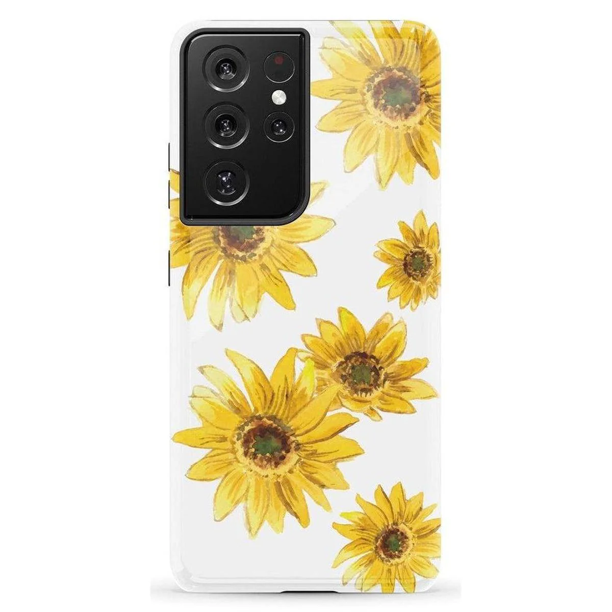 Golden Garden | Yellow Sunflower Floral Samsung Case - Image 27