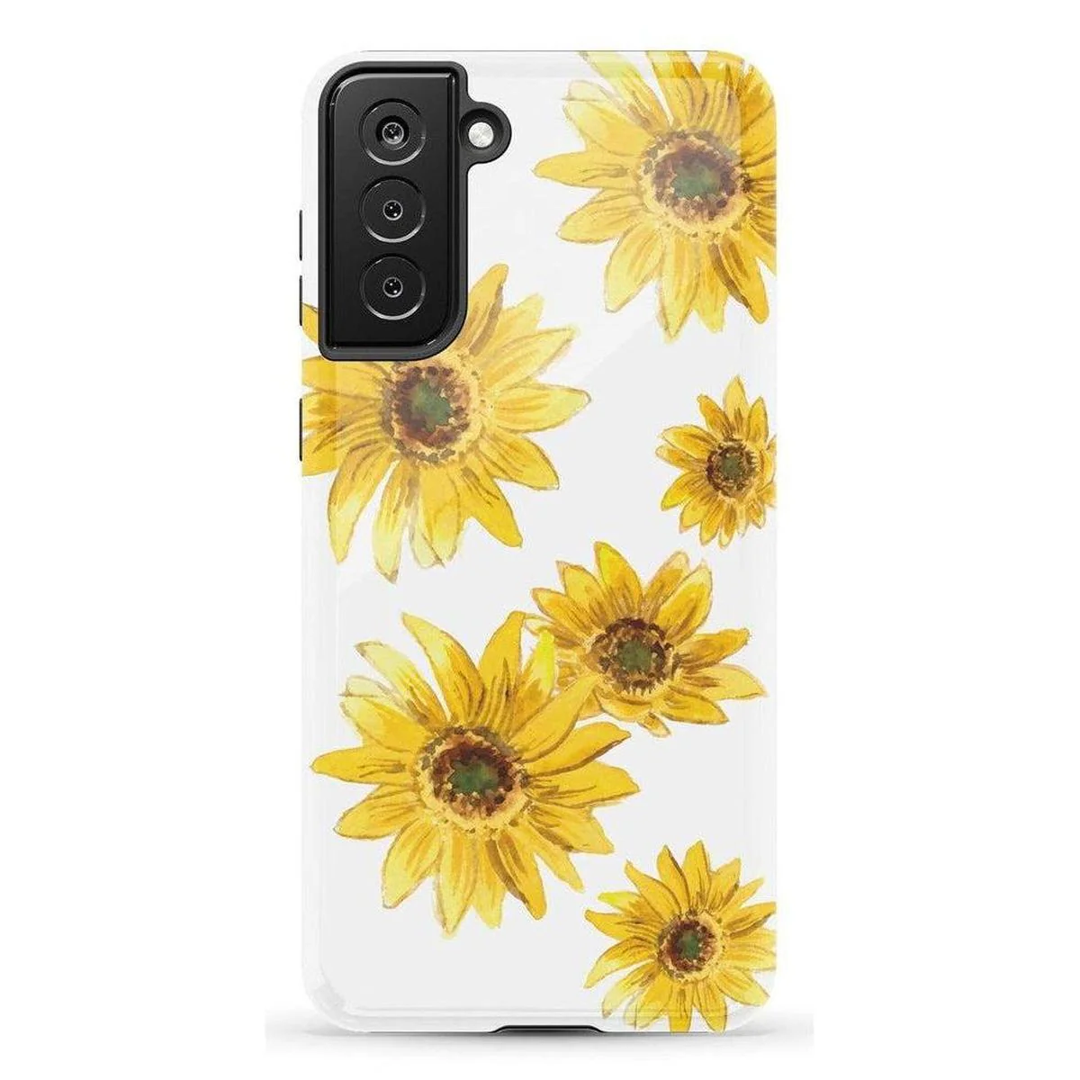 Golden Garden | Yellow Sunflower Floral Samsung Case - Image 29