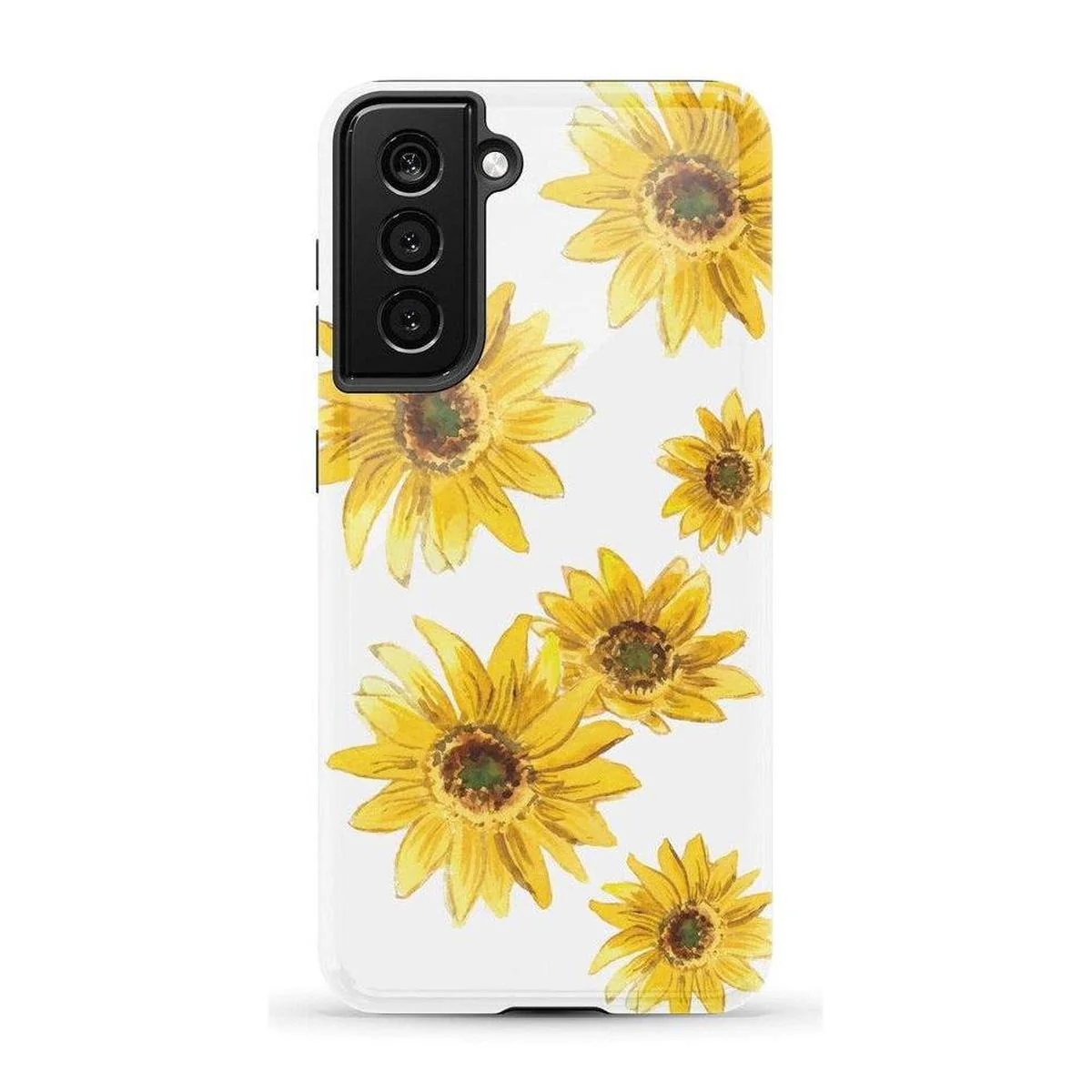 Golden Garden | Yellow Sunflower Floral Samsung Case - Image 30