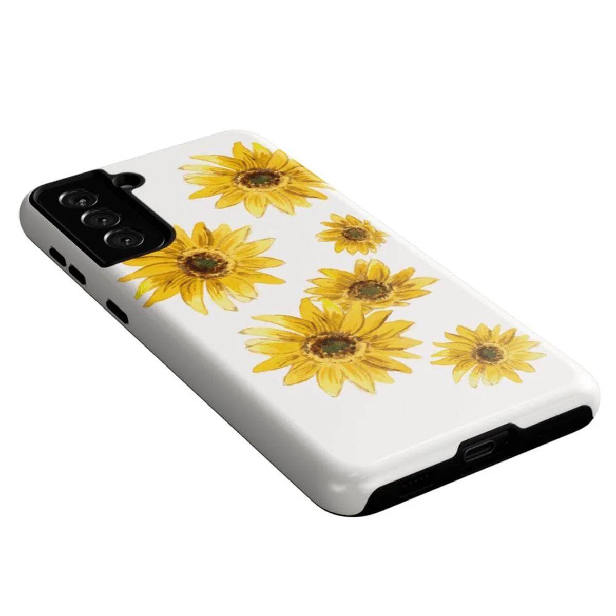 Golden Garden | Yellow Sunflower Floral Samsung Case - Image 31