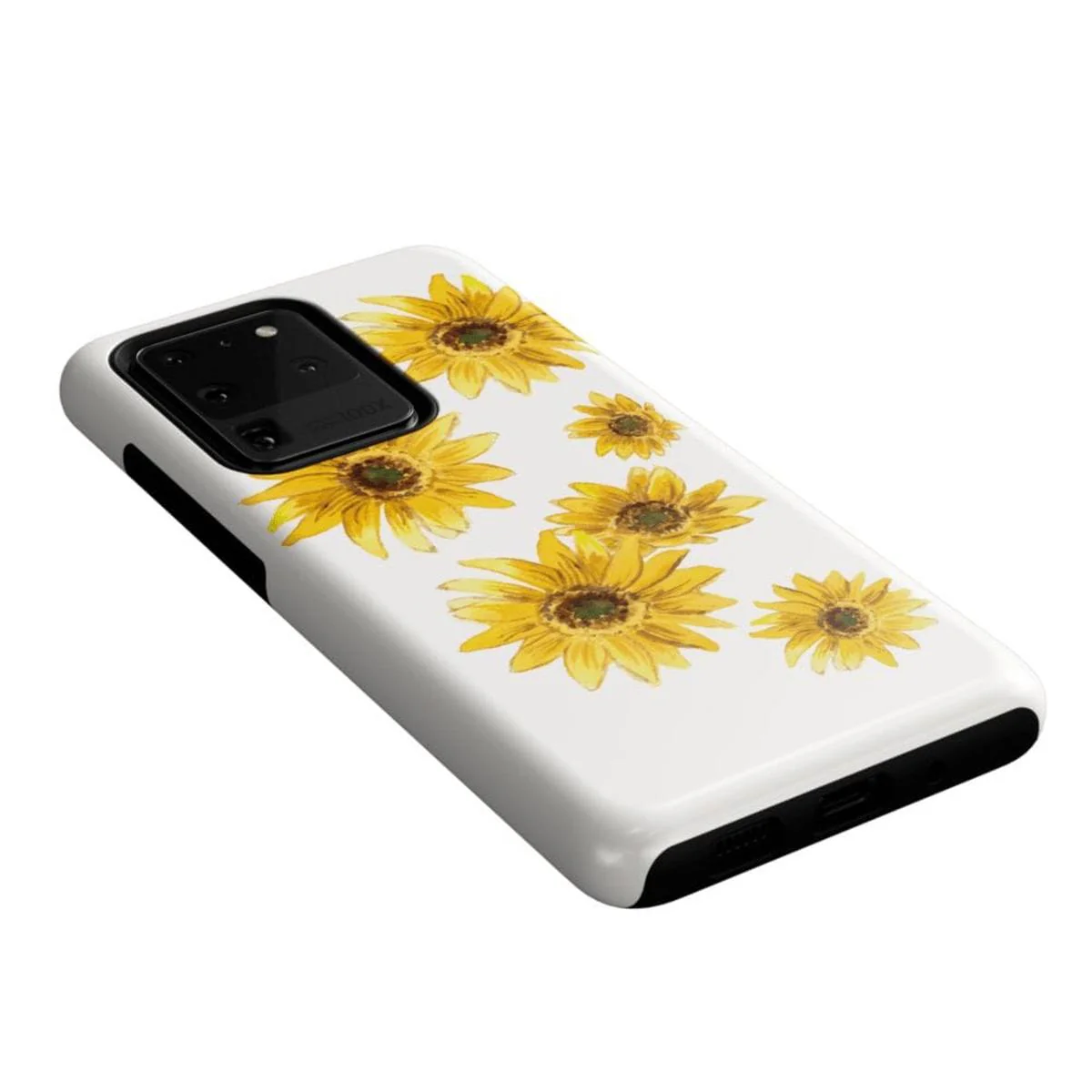 Golden Garden | Yellow Sunflower Floral Samsung Case - Image 36