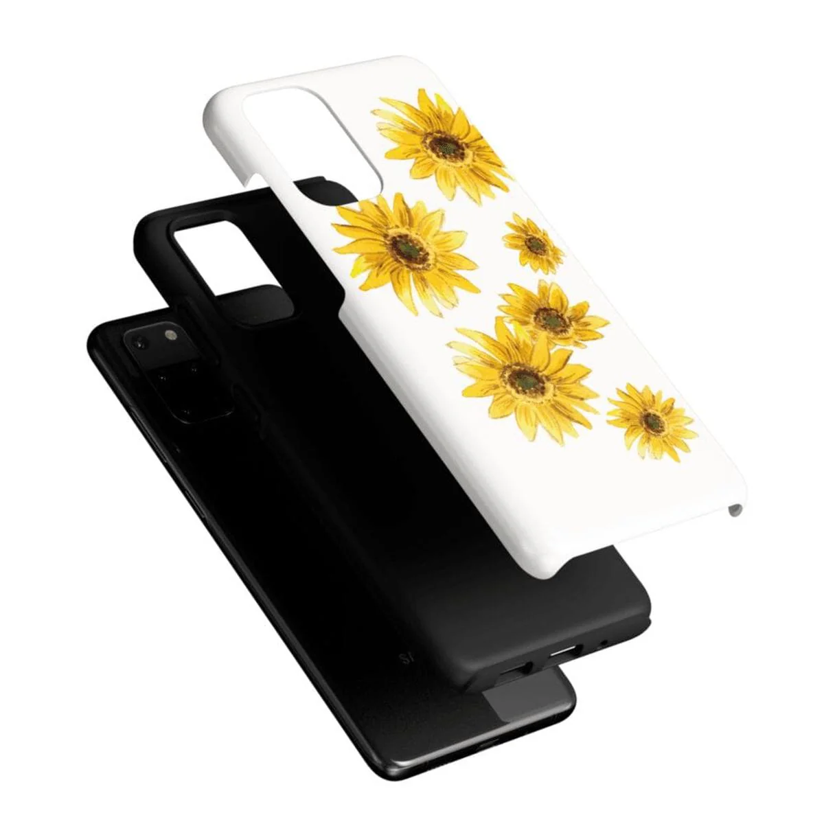 Golden Garden | Yellow Sunflower Floral Samsung Case - Image 41
