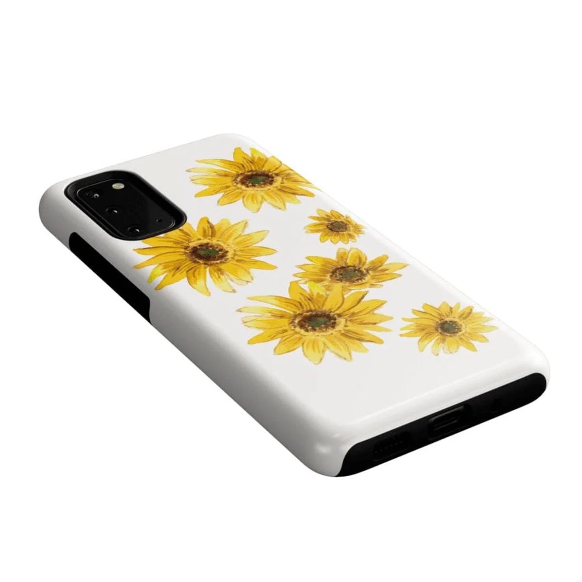 Golden Garden | Yellow Sunflower Floral Samsung Case - Image 43