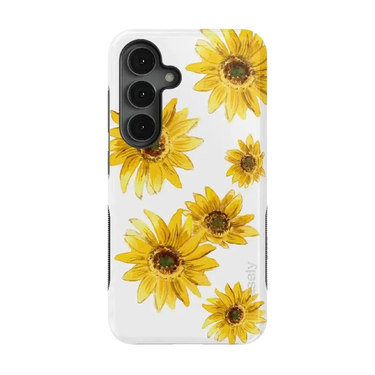 Golden Garden | Yellow Sunflower Floral Samsung Case - Image 45