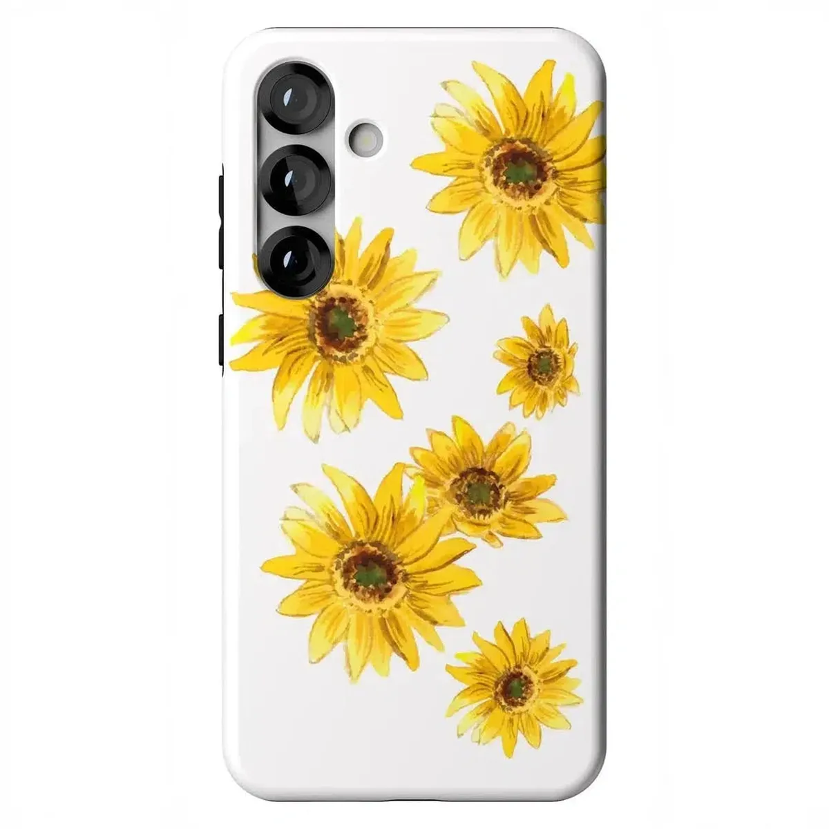 Golden Garden | Yellow Sunflower Floral Samsung Case - Image 48