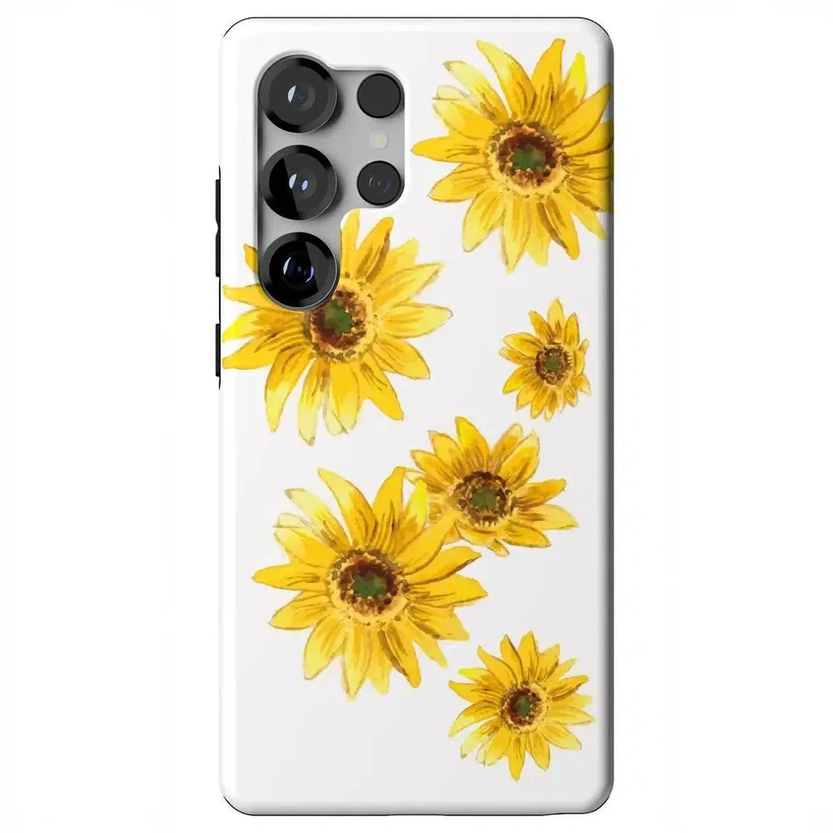 Golden Garden | Yellow Sunflower Floral Samsung Case - Image 49