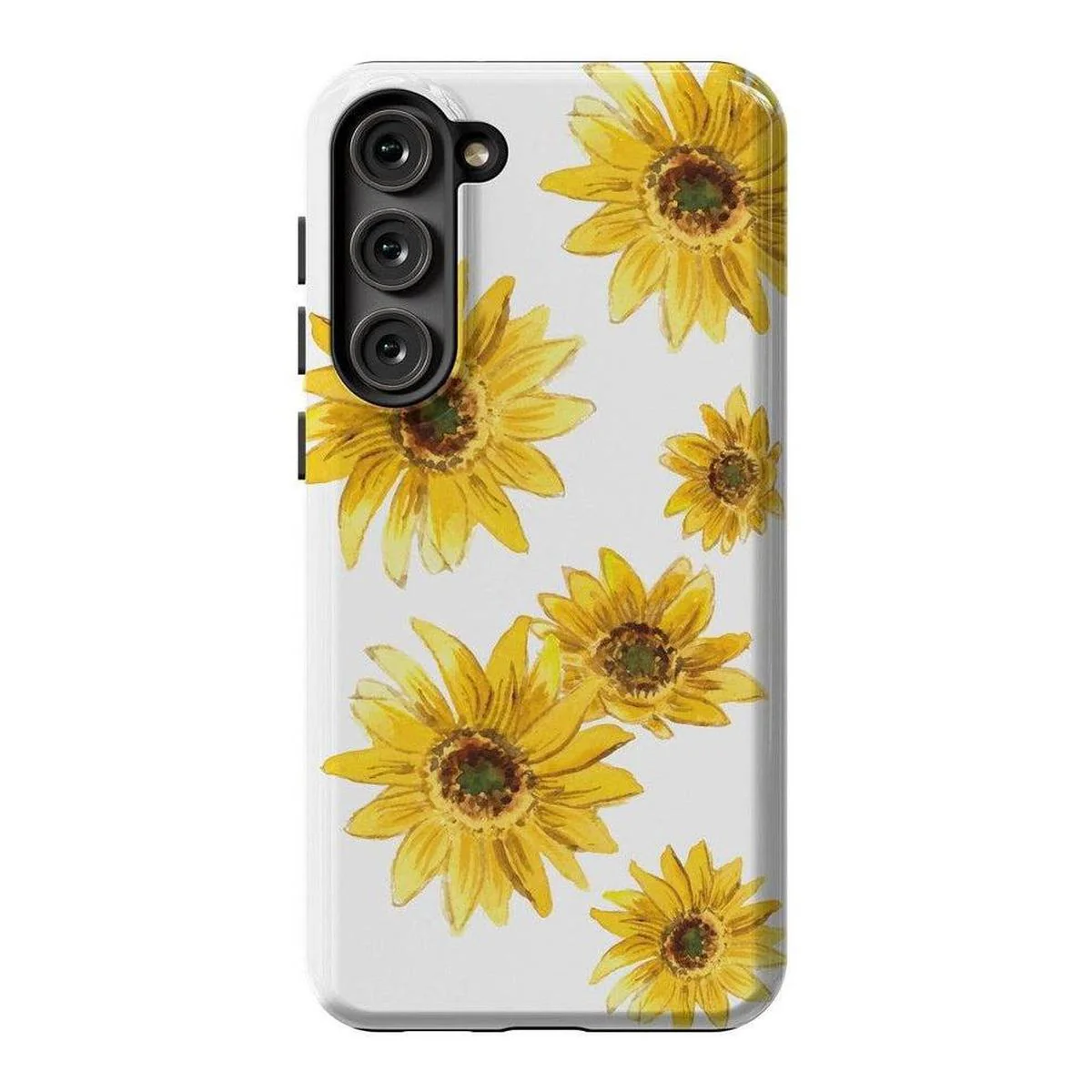 Golden Garden | Yellow Sunflower Floral Samsung Case - Image 7
