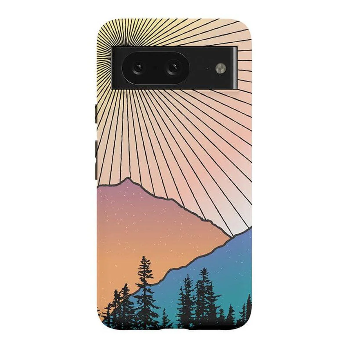 Golden Hour | Mountain Sunset Google Pixel Case - Image 2