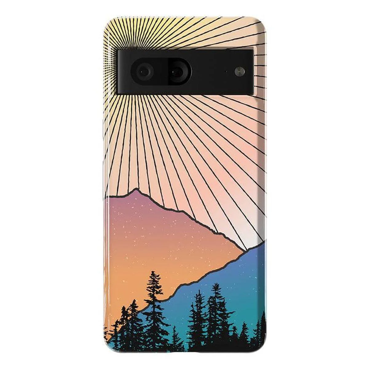Golden Hour | Mountain Sunset Google Pixel Case - Image 4