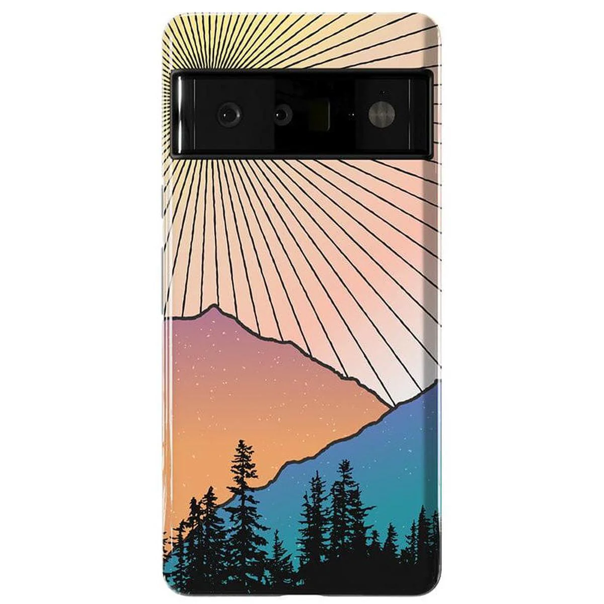 Golden Hour | Mountain Sunset Google Pixel Case - Image 5
