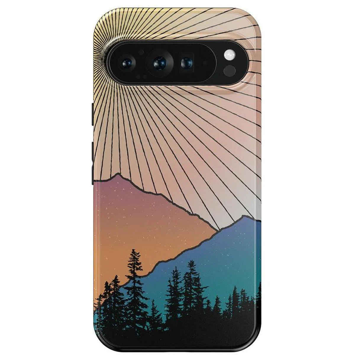 Golden Hour | Mountain Sunset Google Pixel Case - Image 9