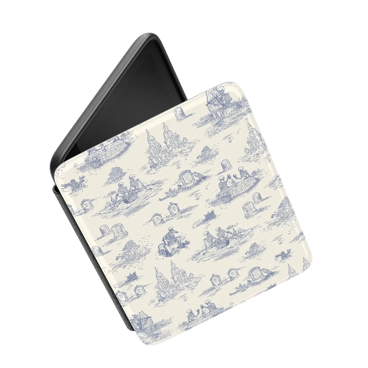 Graveyard Gathering | Skeleton Picnic Kindle Case - Image 7