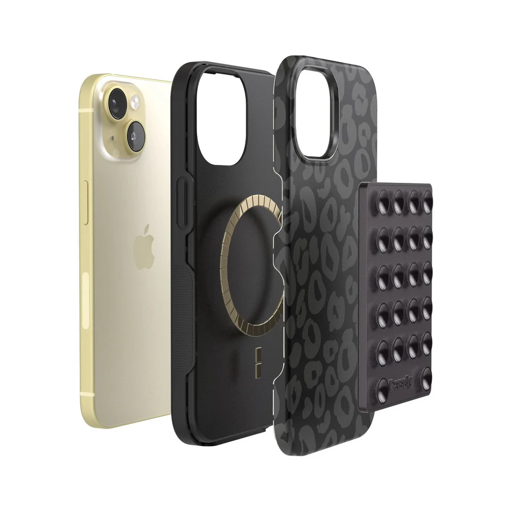 Grippy | Black Silicone Suction Phone Mount with MagSafe - Image 6