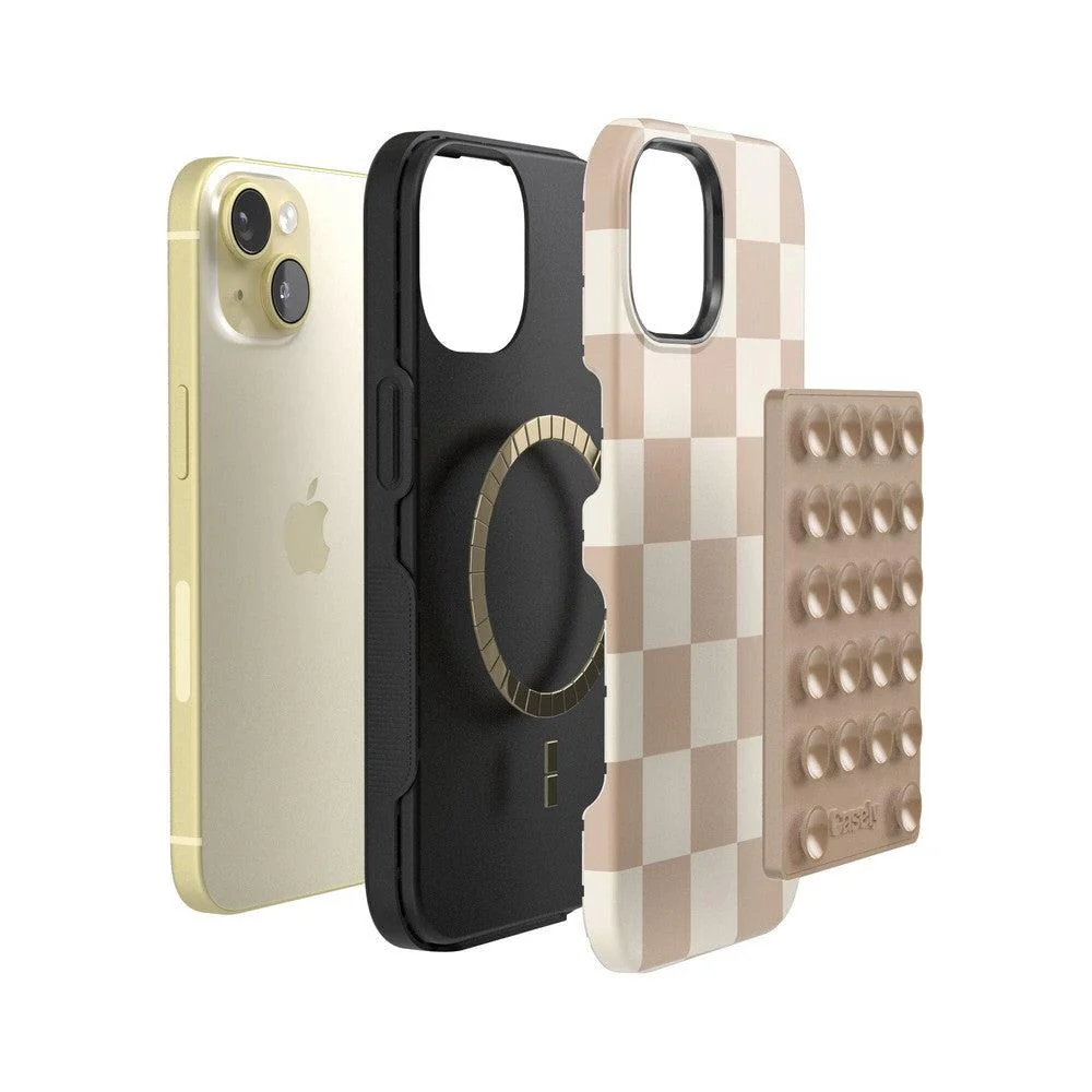 Grippy | Taupe Silicone Suction Phone Mount with MagSafe - Image 6