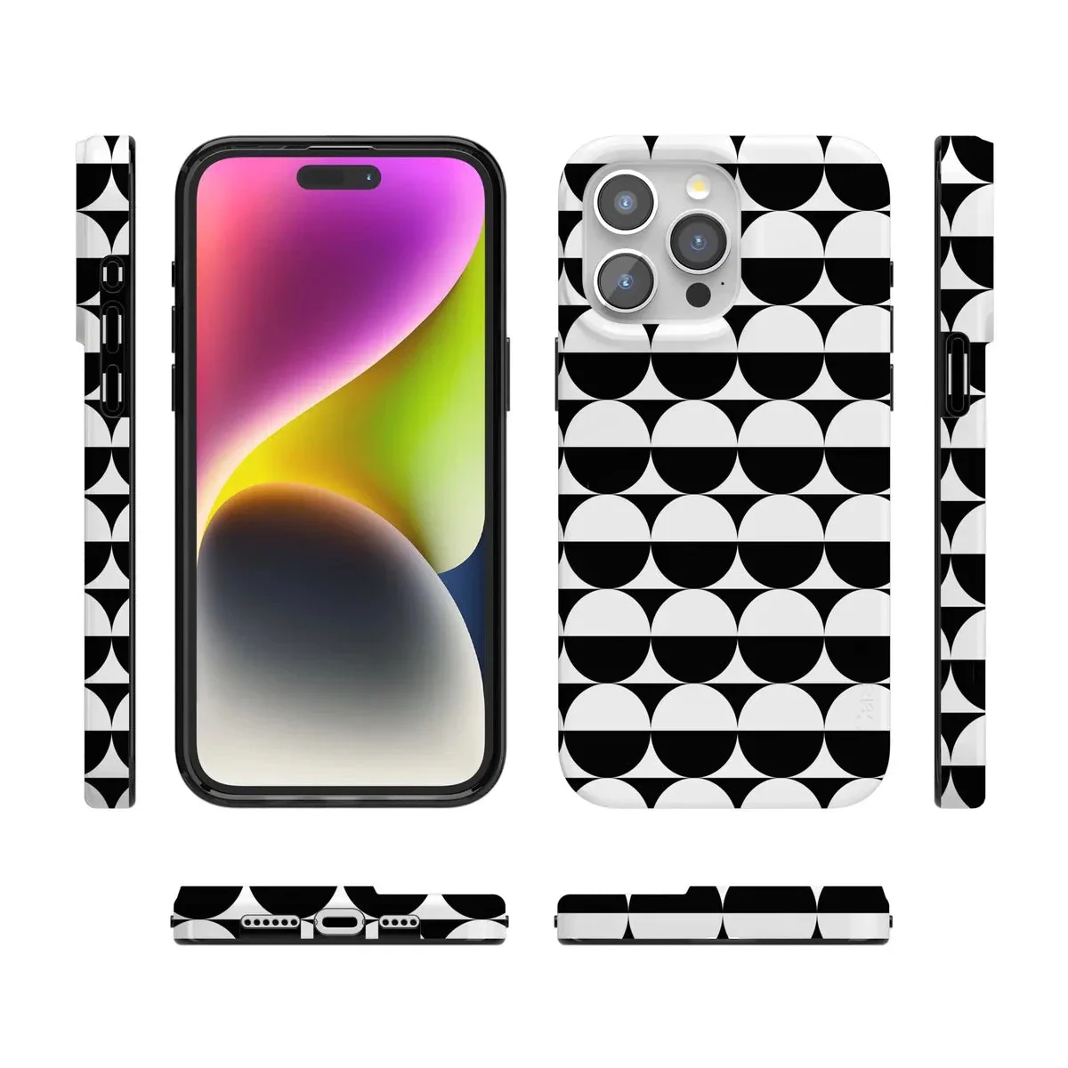 Half Moon | High Contrast Design Case - Image 156